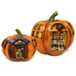 Κολοκύθα Polyresin με Παραστάσεις & φως ø15x12cm Carnavalista 232846