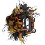 Στεφάνι Halloween με Διακόσμηση 45x ø30cm Carnavalista 232848