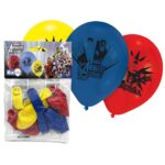 Σετ 6 Μπαλόνια Avengers 22,8 cm 9" Carnavalista 232907