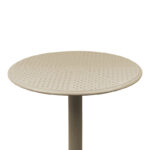 Τραπέζι Merkon pakoworld διάτρητο cappuccino PP Φ60x75εκ - Image 2