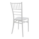 Καρέκλα Tiffany Ι pakoworld pp σε λευκή απόχρωση 38.5x46.5x87εκ - Image 3
