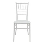 Καρέκλα Tiffany Ι pakoworld pp σε λευκή απόχρωση 38.5x46.5x87εκ - Image 5