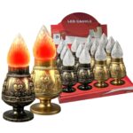 Καντήλι Αφιέρωσης LED Κόκκινο 16 x ø6,5cm Homie 57525