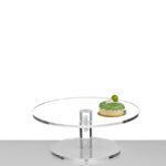 ΤΟΥΡΤΙΕΡΑ PLEXIGLASS ΣΤΡΟΓΓΥΛΗ ⌀30x12cm
