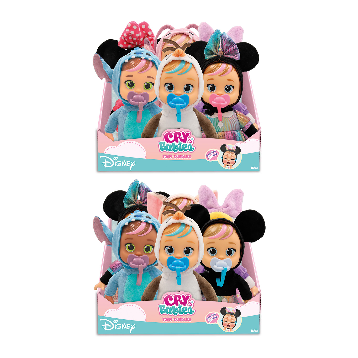 Cry Babies Κούκλα Κλαψουλίνια Tiny Cuddles Disney W3 Για 18+ Μηνών