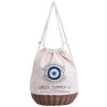 Τσάντα Πουγκί με Πάτο Καλάθι Υ:36cm Βάση:29x22cm SummerTiempo 622364