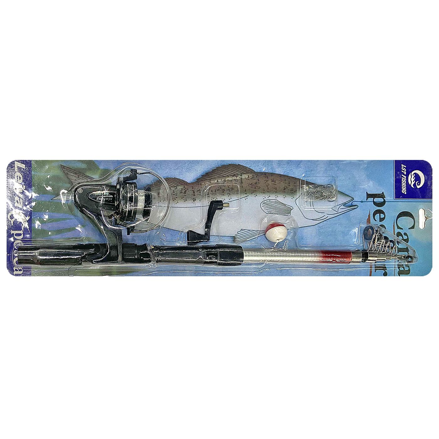 42-2731 Καλάμι Ψαρέματος Πτυσσόμενο σετ 210cm SummerTiempo 622751 - Image 1
