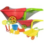 Καρότσι Άμμου Χειράμαξα σετ=7τεμ 49x21x20cm SummerTiempo 622890