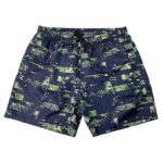 Μαγιό Ανδρικό Polyester Μπλε με Πράσινα Φύλλα  SummerTiempo 622976