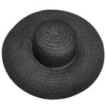 Καπέλο Ψαθόχαρτο Μαύρο ø43cm SummerTiempo 623159