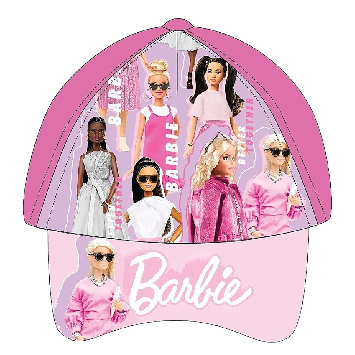 42-3228 Καπέλο Παιδικό Τζόκευ Barbie uv Protection Barbie BAR24-1510 - Image 1