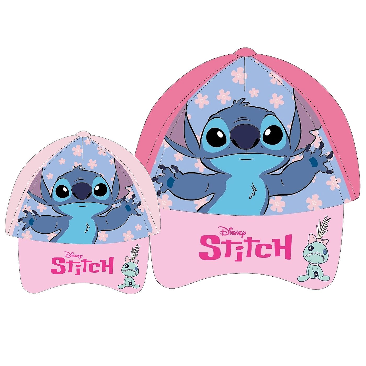 42-3229 Καπέλο Παιδικό Τζόκευ Stitch Girl uv Protection Stitch LIL24-1515-C - Image 1
