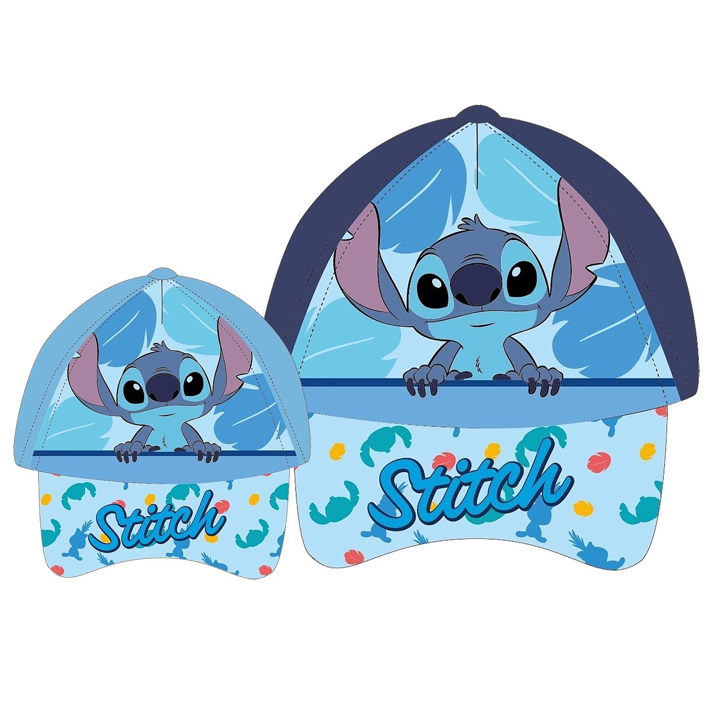 42-3230 Καπέλο Παιδικό Τζόκευ Stitch boy uv Protection Stitch LIL24-1536-C - Image 1
