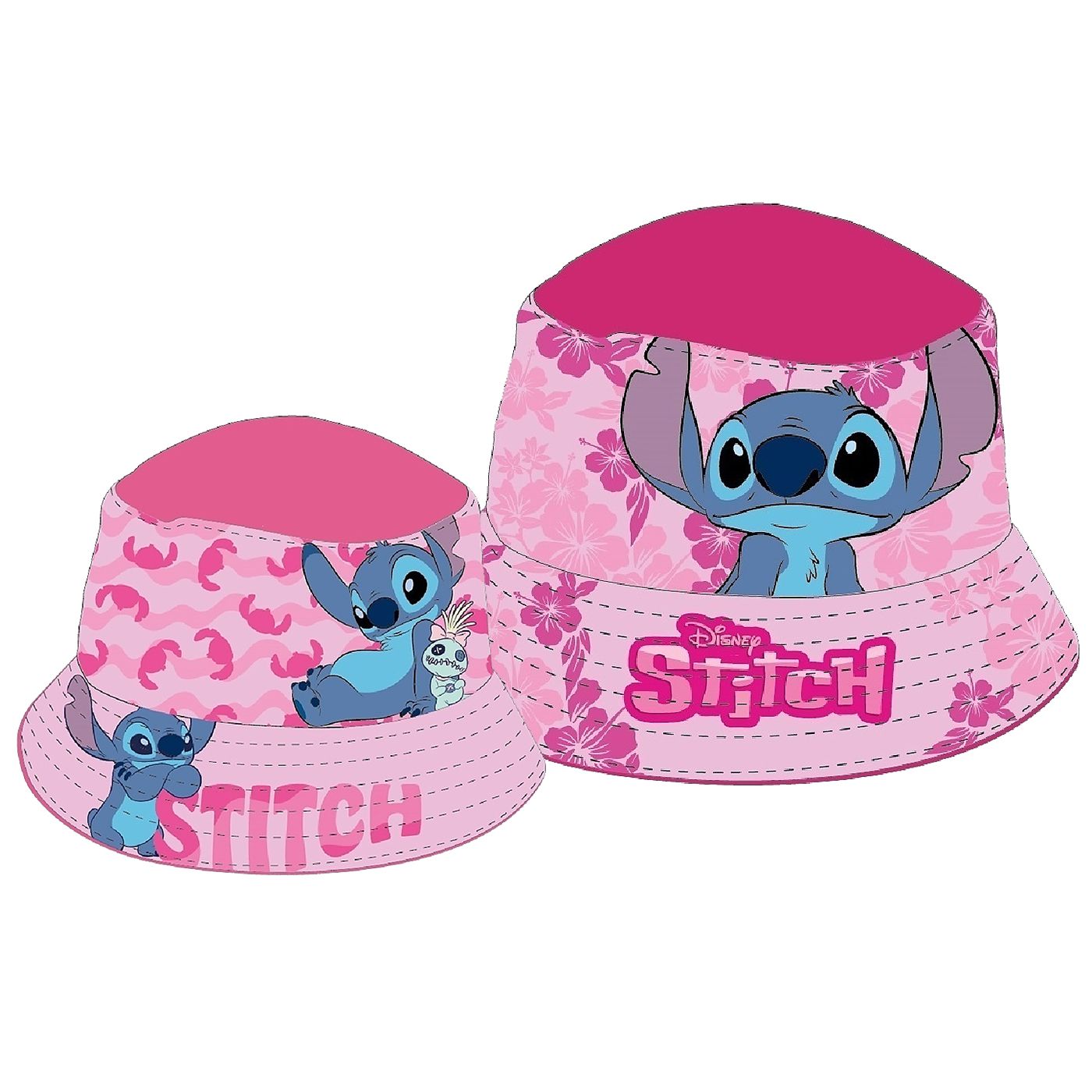 42-3240 Καπέλο Παιδικό Κώνος Stitch Girl ø52cm & ø54cm Stitch LIL24-4173 - Image 1