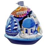 Μαγνητάκι Κεραμικό Greek Βάρκα 7x6cm SummerTiempo 623343