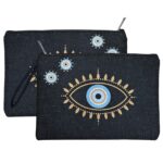 Νεσεσέρ Τσαντάκι Σκούρο με Μάτι 28x21cm SummerTiempo 623379