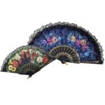 Βεντάλια Δαντέλα Φλοράλ 23cm SummerTiempo 62435