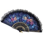 Βεντάλια Δαντέλα Φλοράλ 23cm SummerTiempo 62435 - Image 2