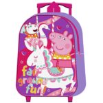 Τσάντα Τρόλευ Νηπίου Ανατομική Peppa pig 28cm Peppa 1000ET31-1188