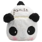 Τσάντα Πλάτης Νηπίου Βελούδινη Panda 26x24x10cm JustNote 703027