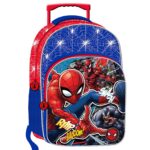 Τσάντα Τρόλευ Δημοτικού Spiderman 43x31x18cm Spiderman