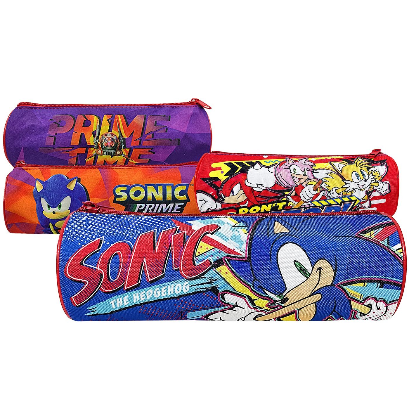 50-3121 Κασετίνα Βαρελάκι Sonic 23x8cm Sonic - Image 1