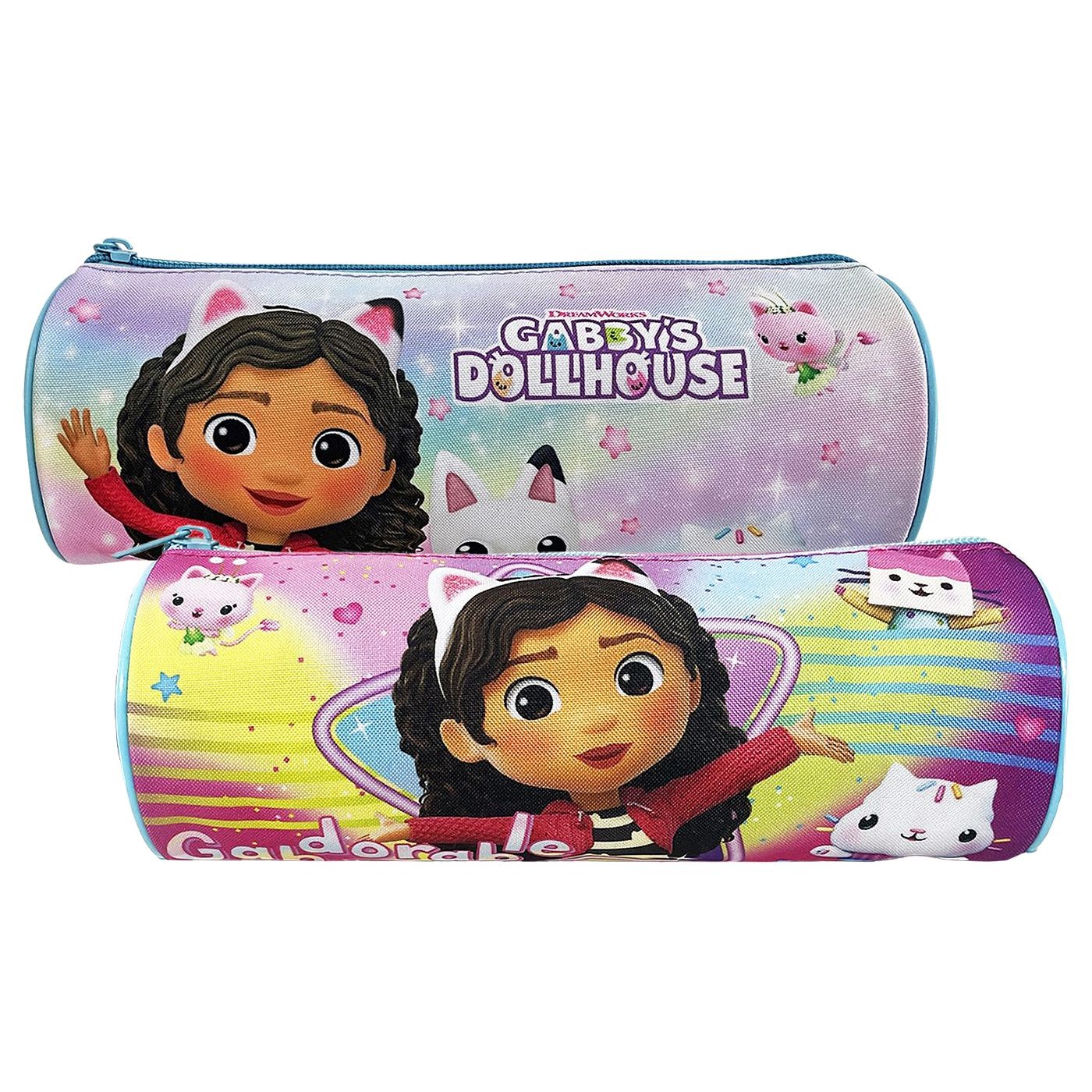 50-3225 Κασετίνα Βαρελάκι Gabby's Dollhouse 23x8cm Gabbys Dollhouse - Image 1