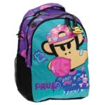 Σακίδιο Πλάτης Δημοτικού Πολυθεσιακό Paul Frank Bubble 48x30x28cm Gim 346-80031