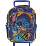 Τσάντα Τρόλευ Νηπίου Stitch με  Μπροστινή Τσέπη 29cm Stitch