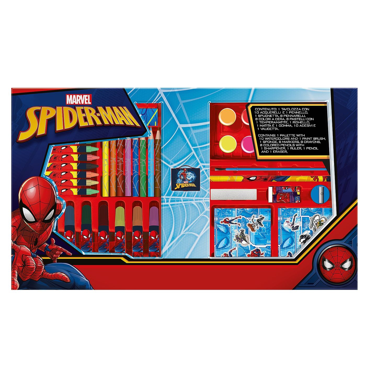 50-3604 Σετ Ζωγραφικής 52τεμ. Spiderman 45x26x3cm Spiderman - Image 1