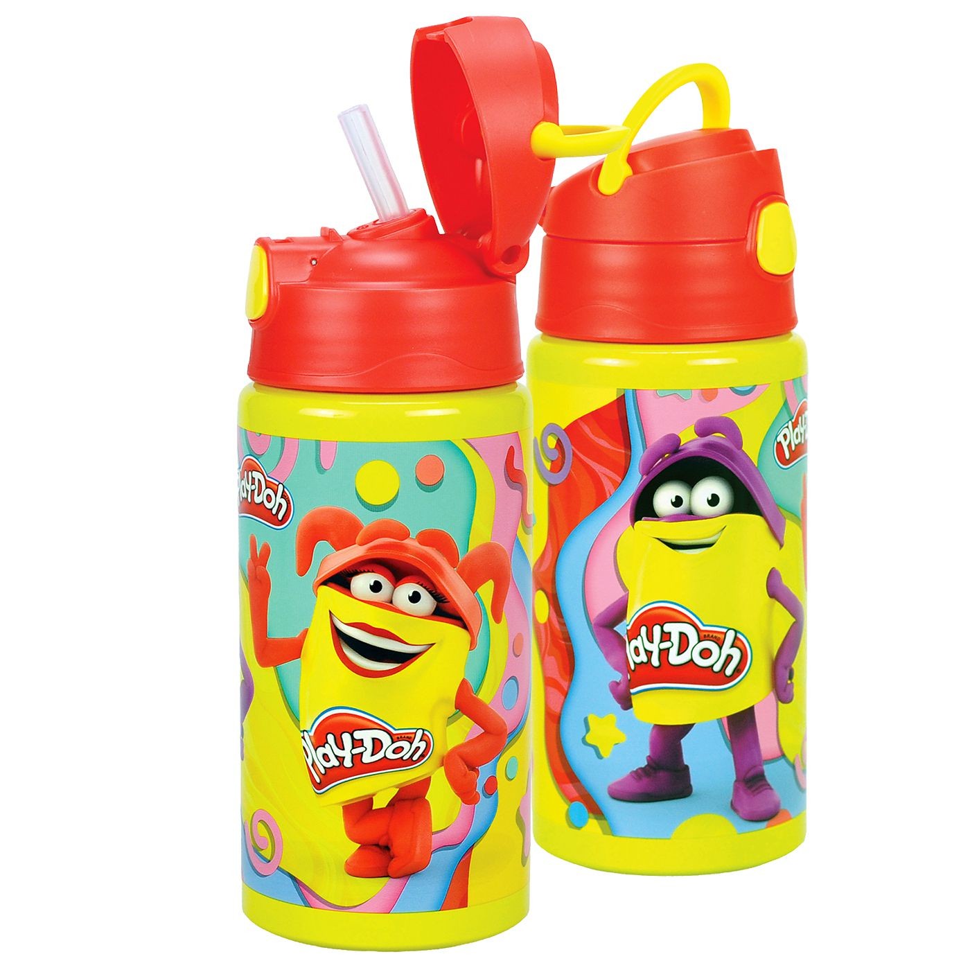 50-3666 Παγούρι Αλουμινίου Play- doh 500ml 19x7cm 500ml Gim 556-00248 - Image 1