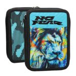Κασετίνα Διπλή Γεμάτη No Fear Fluo Lion 20x14x4cm Gim 348-45100