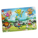 Παζλ Ξύλινο 60 τεμ Ζωάκια 30x22,5xcm ToyMarkt 891932 - Image 2