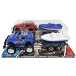 Τζιπ με Βάρκα  Friction & Free Wheel 39x12,5x12cm ToyMarkt 902397