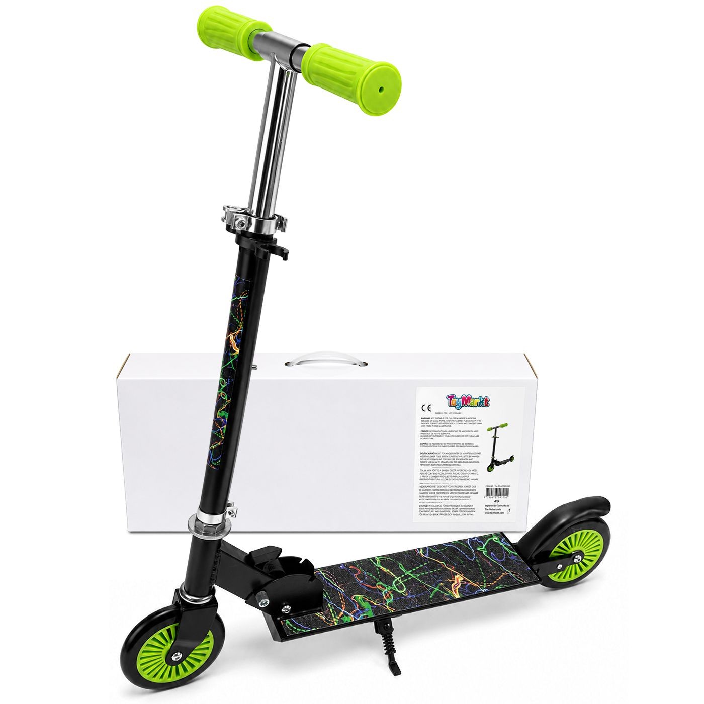 70-2383 Πατίνι Scooter με 2 Τροχούς Max:50kg. Από 5 Ετών και Άνω. Πατίνι=2,25kg. 85x69x34cm ToyMarkt 902403 - Image 1
