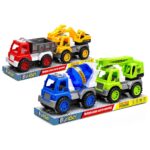 Σετ 2 Δομικά Οχήματα Friction 32x14x9cm ToyMarkt 902405