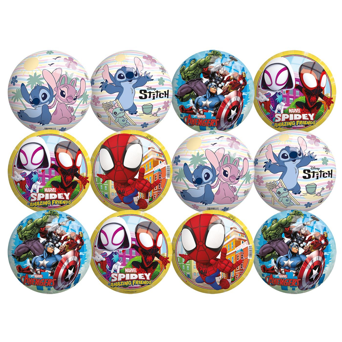 71-278 Μπάλα 23cm Avengers, Stitch,spidey & Friends John Hellas 50866 -50302 -50307 - Image 1