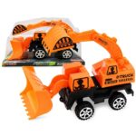 Μπουλντόζα + Εκσκαφέας σε 1  Free Wheels 26,5x20x9cm ToyMarkt 913755