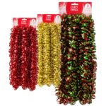Γιρλάντα Tinsel Κατσαρή Χριστουγεννιάτικη 3m Bunny's 932347