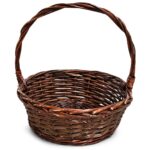 Καλάθι Bamboo με Ψηλό Χερούλι ø35x33x13cm Bunny's 932373