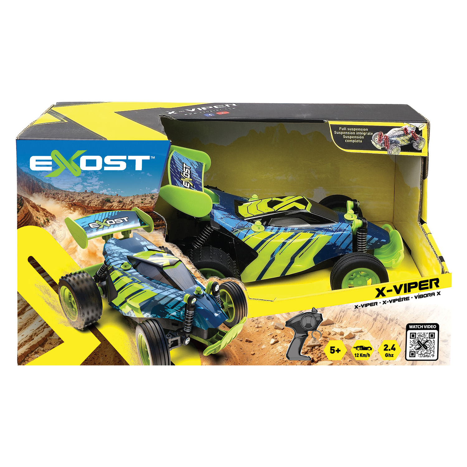 Silverlit Τηλεκατευθυνόμενο Αυτοκίνητο Exost X Viper Για 5+ Ετών