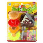 Fast Food Χάμπουργκερ σετ Φτιάξτο Μονο σου 27x21cm ToyMarkt 971377