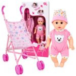 Κούκλα με Καρότσι 50x24x43cm ToyMarkt 971384