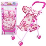 Καρότσι Κούκλας με Σκίαστρο 53x50x27cm ToyMarkt 971393