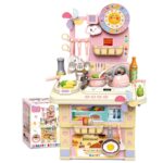 Κουζίνα Happy Kitchen σετ=21τεμ Ανοιχτή: 69x39x25,5cm ToyMarkt 971403