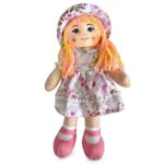 Κούκλα Πάνινη Floral Φόρεμα 40cm ToyMarkt 98284