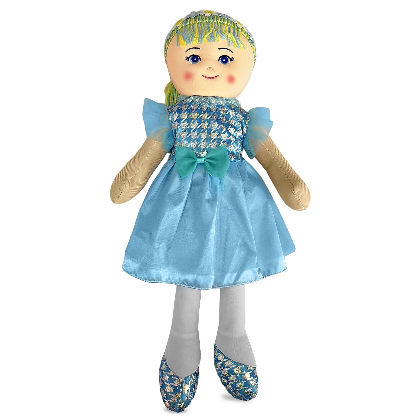 78-269 Κούκλα Πάνινη Γαλάζια Πριγκίπισσα 60cm ToyMarkt 98289 - Image 1