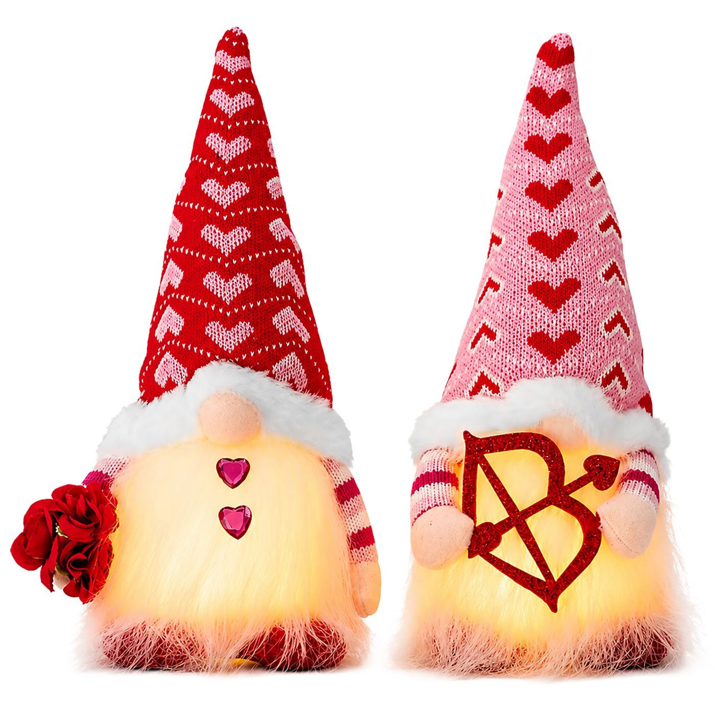 79-547 Νάνος Διακοσμητικός Valentine με φως 30cm ToyMarkt 99567 - Image 1