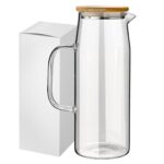 Κανάτα Borosilicate με Bamboo 1lt Homie 1002189