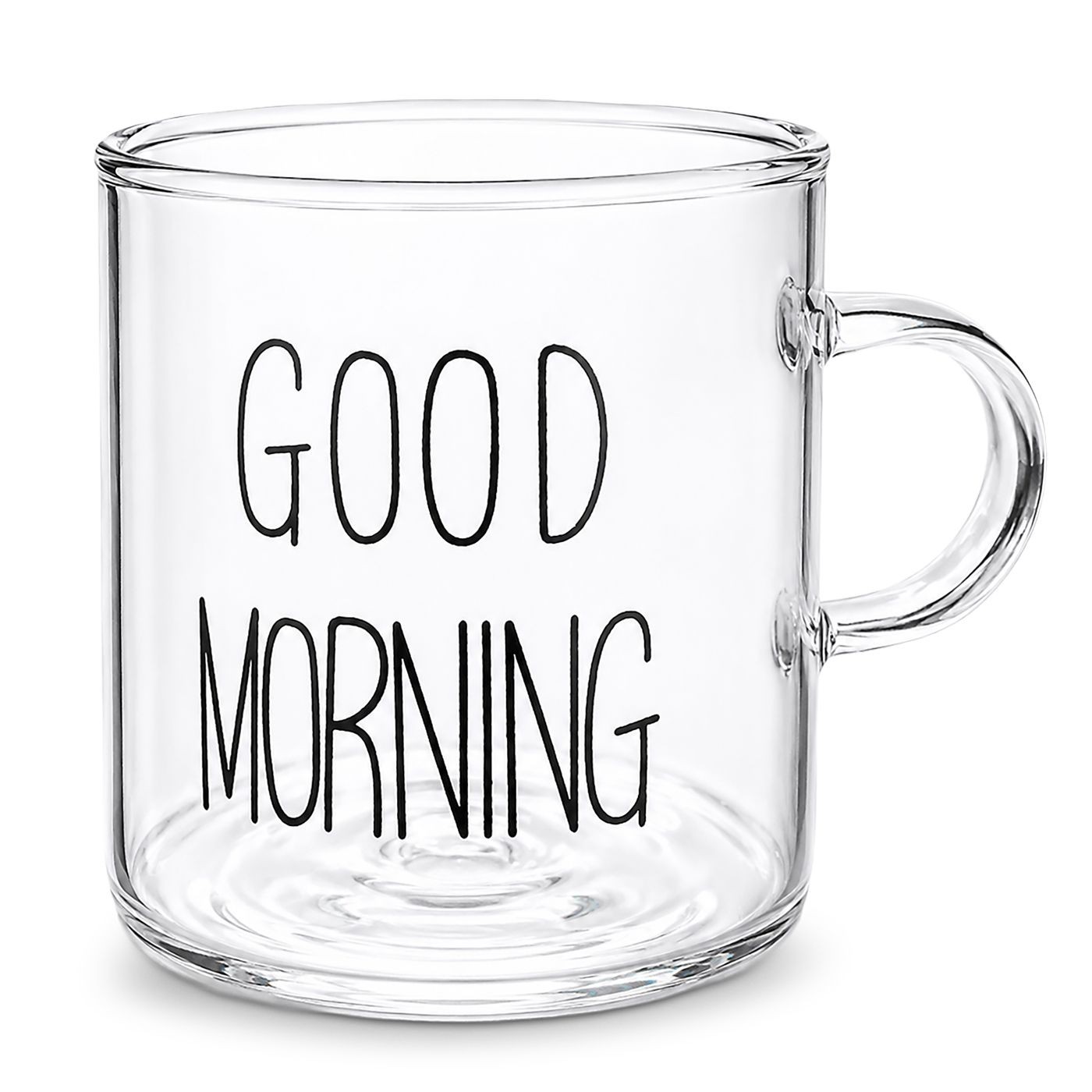 80-2190 Κούπα Espresso Γυαλί Borosilicate Good Morning 6x5,8cm 120ml Homie 1002210 - Image 1